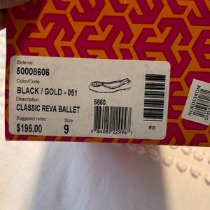 Classic Reva ballet black leather with box